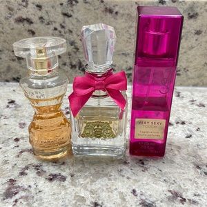 PERFUME BUNDLE: Viva la juicy by juicy, tempting paradise & very sexy touch